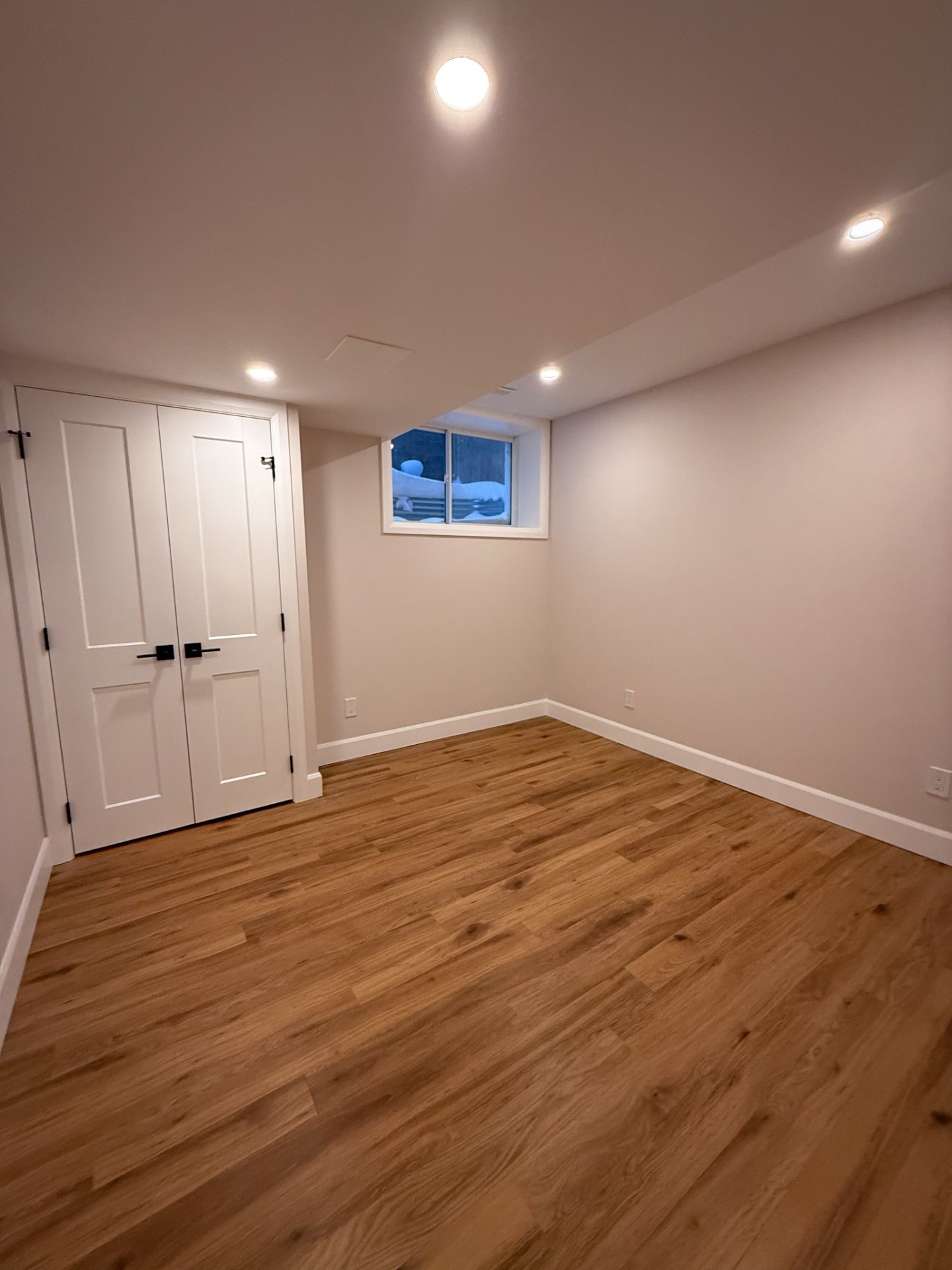 Finished basement room — Boronka Carpentry Plus