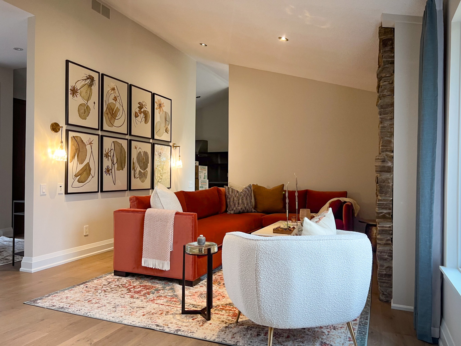 Renovated living room interior — Boronka Carpentry Plus